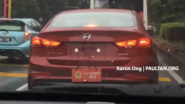 Foto - SPY SHOT: Hyundai Elantra 2017 Di Malaysia