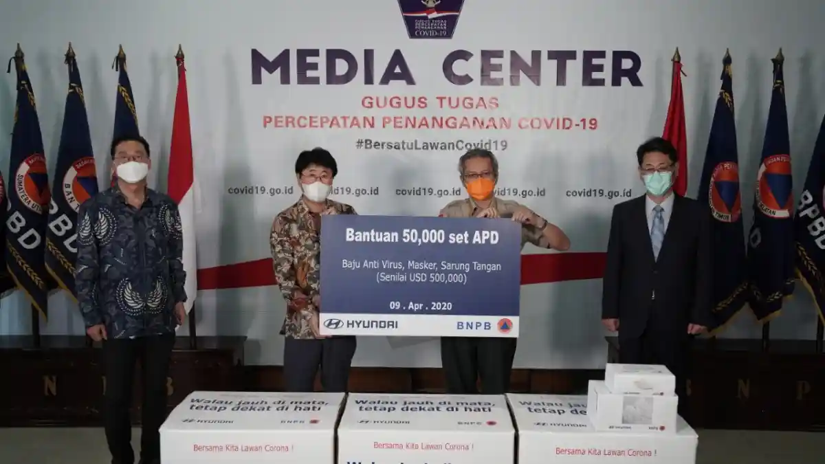 Berita - Hyundai Kucurkan Dana Bantuan Rp 8,2 Milyar Untuk APD Tenaga Medis