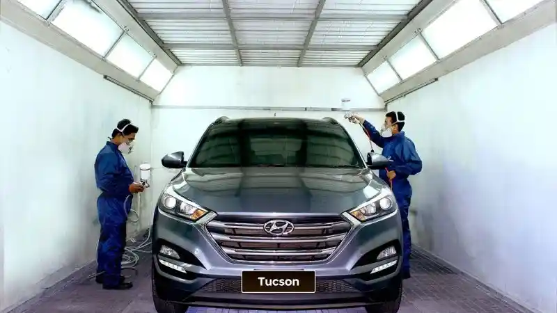 Berita - Hyundai Punya Fasilitas Perbaikan Bodi Dan Cat yang Kedua, Bisa Cicil