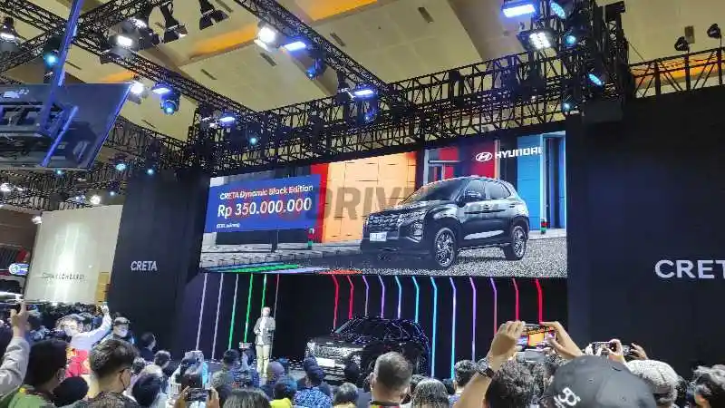 Foto - Hyundai Luncurkan Creta Dynamic Black Edition di IIMS 2023