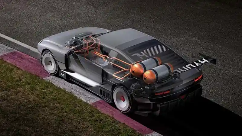 Foto - Hyundai N Vision 74, Mobil Hidrogen Dengan Sentuhan Nostalgia