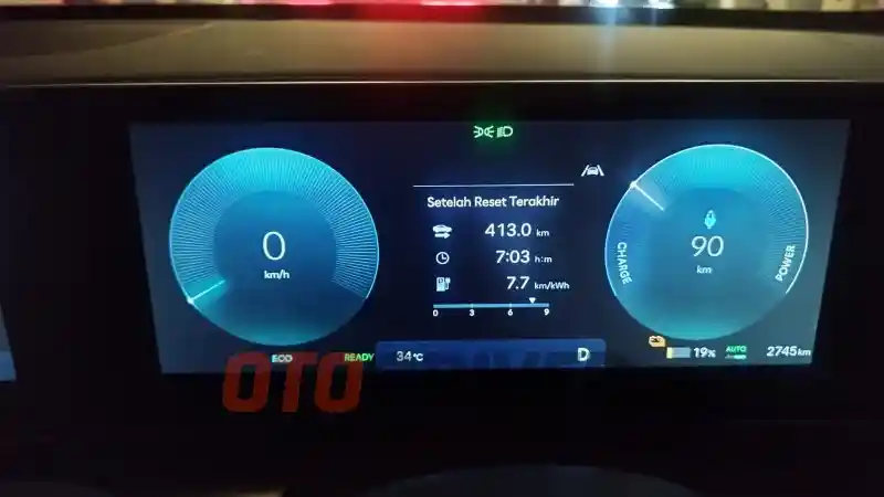 Foto - Test Jalan Hyundai All New Kona Electric, Jakarta-Semarang Tanpa Isi Setrum