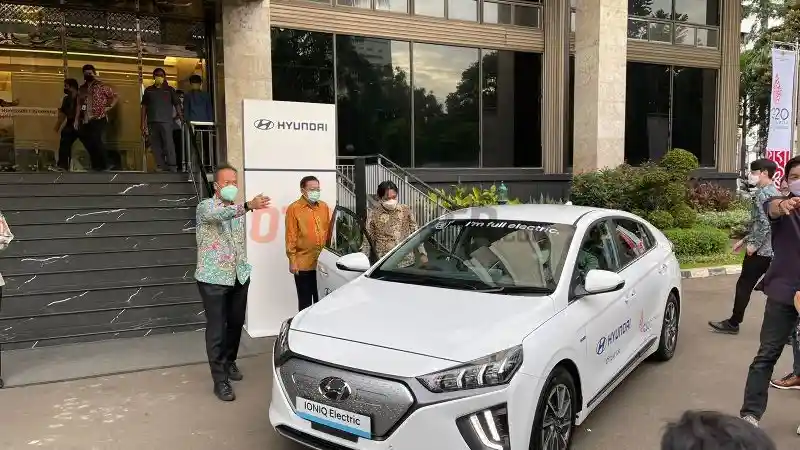 Mobil Listrik - Hyundai Resmi Jadi Kendaraan Delegasi G20 