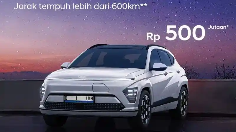 Berita - Hyundai Kona Electric Generasi Terbaru Sudah Bisa Dipesan, Harga Rp 500 Jutaan