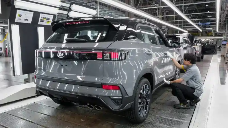 Foto - Sama Dengan Pendahulunya, Hyundai Creta Facelift Juga Made In Cikarang