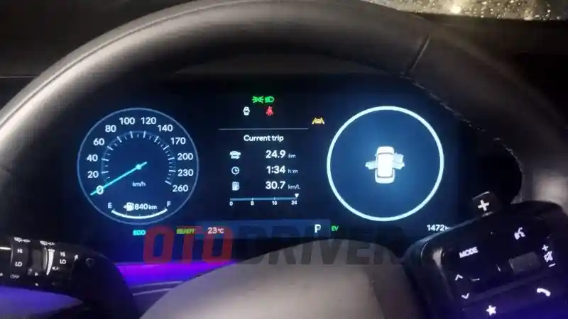 Foto - Geber Hyundai Santa Fe Hybrid Jakarta-Bandung PP, Hasil Konsumsi BBM-nya Bikin Kaget