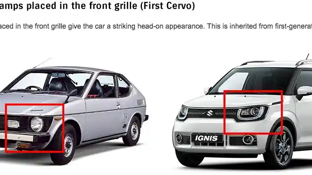 Foto - Suzuki Ignis Ternyata Ambil Desain Dari 4 Mobil Lawas Ini