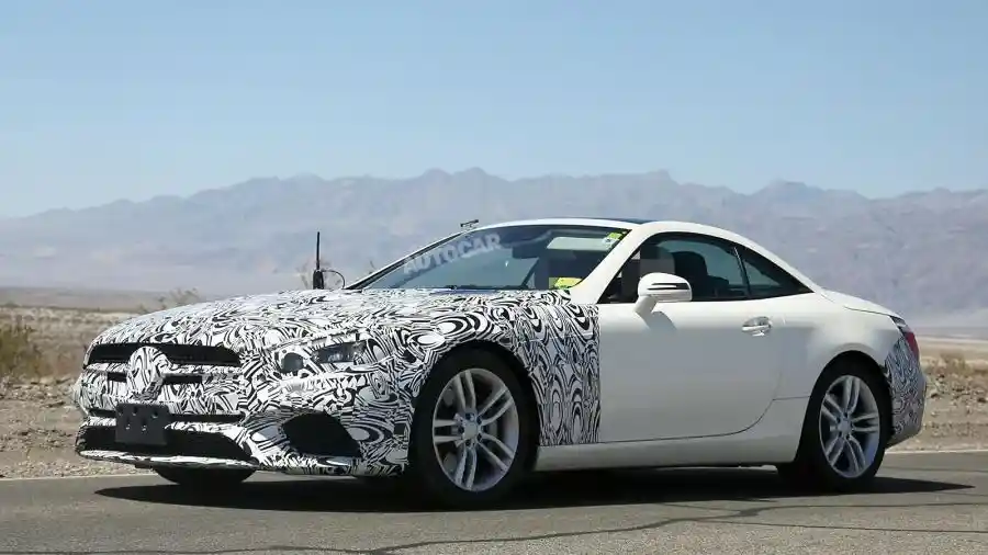 Berita - Spy Shot : Mercedez-Benz SL Class 2016 Sekarang 9-Speed