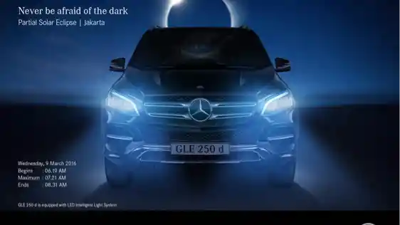 Berita - Gerhana Matahari Dijadikan Ajang Promosi Mercedes-Benz