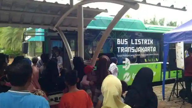 Foto - Mau Jajal Bus Listrik? Ketahui Lokasi Shelternya