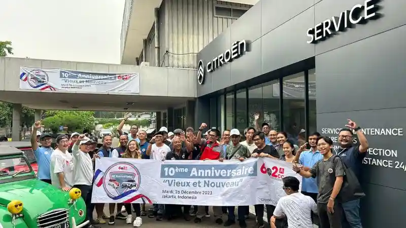 Berita - HUT 10 Tahun Citroen 602cc, Kopi Darat Model Klasik dan Modern