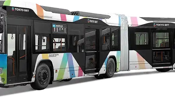 Foto - Armada Tokyo BRT, Gunakan Bus Fuel Cell dan Hybrid Diesel