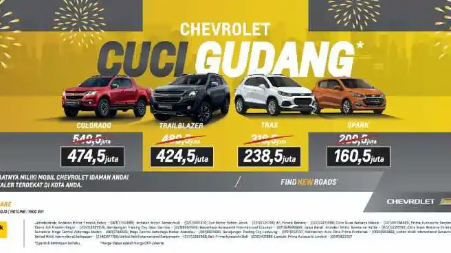 Foto - Chevrolet Cuci Gudang, Trax Diskon Hingga RP 80 Juta!