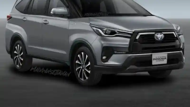 Foto - Rendering Innova Hybrid Muncul. Seperti Inikah Wujudnya?