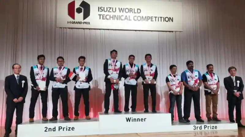 Foto - Skill Mekanik Isuzu Indonesia Terbaik Kedua di Dunia