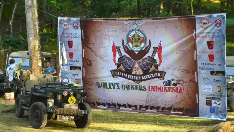 Foto - Willys Owners Indonesia Sukses Emban Misi Mulia di Banten