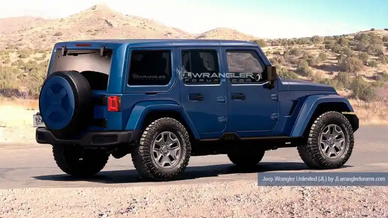 Foto - Ini Reka Bentuk Jeep Wrangler Generasi Terbaru. Mirip Yang Lama