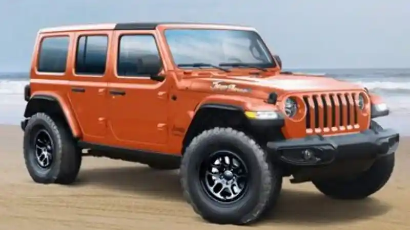 Foto - Jeep Lansir Dua Model Baru Bertemakan Pantai