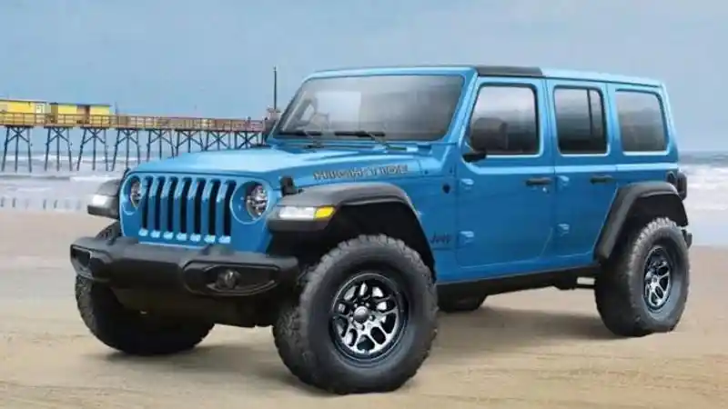 Foto - Jeep Lansir Dua Model Baru Bertemakan Pantai