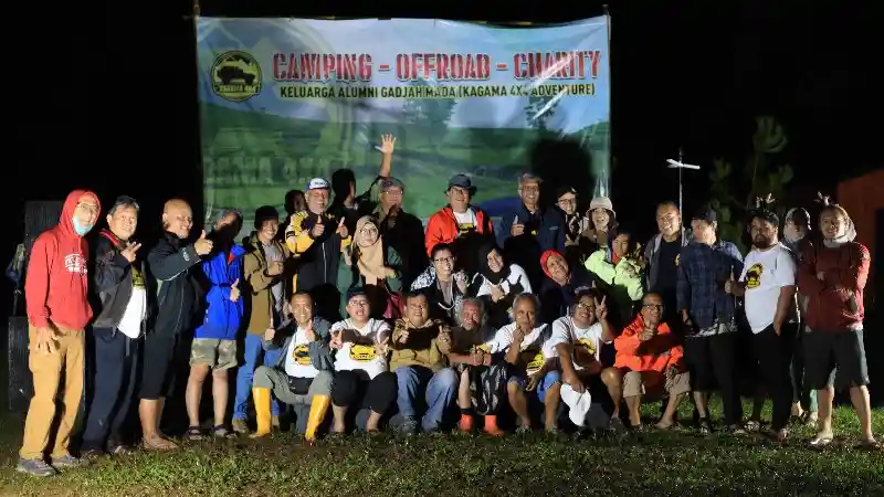 Berita - Kagama 4x4 Adventure, Ulang Tahun Pertama Dirayakan Dengan Kemping, Off-road dan Charity