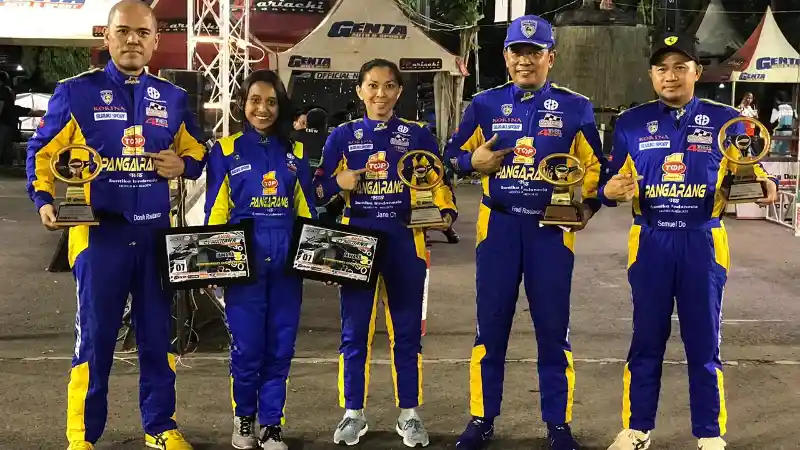 Berita - Tim Slalom Oli TOP1 Berjaya di Final Kejurnas Auto Gymkhana 2018