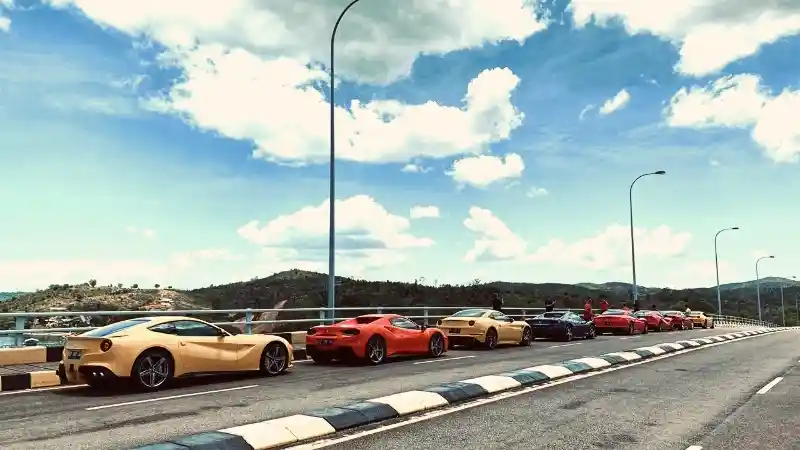 Foto - Komunitas Ferrari Lahirkan Chapter Baru di Kota Lancang Kuning