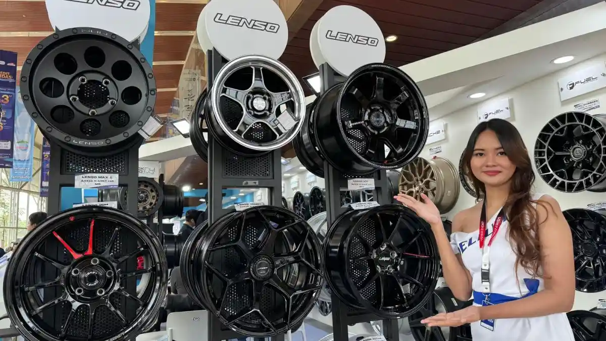 Foto - Lenso Velg Yang Terkenal Di Balap Touring, Jualan Di GIIAS Dengan Harga Mulai Rp 7 Jutaan