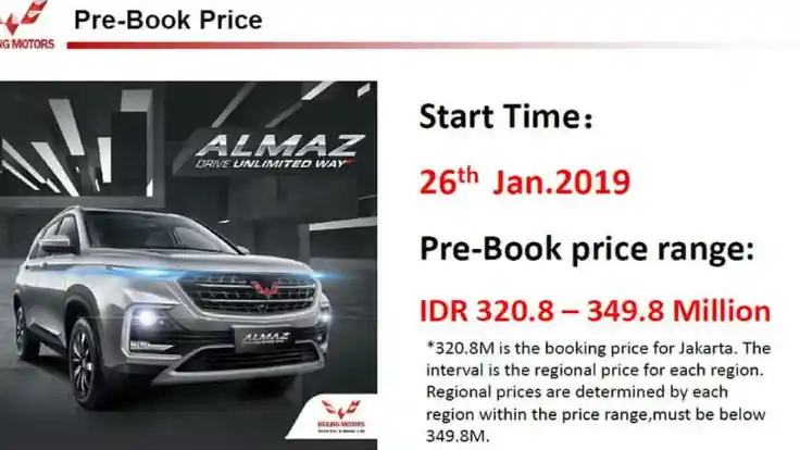 Berita - Bukti Wuling Almaz Akan Lebih Mahal Ketimbang DFSK Glory 580