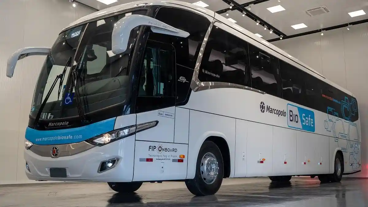 Bus - Video : Marcopolo Biosafe, Bus Dengan Standar New Normal