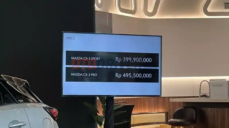 Foto - New Mazda CX-3 2024 Resmi Dijual Mulai Rp 399 Jutaan