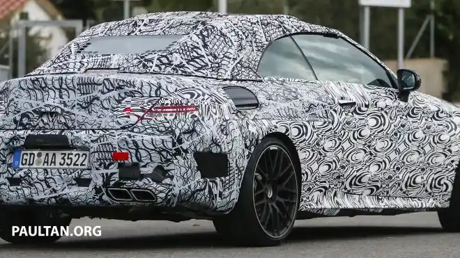 Foto - SPY SHOT : Mercedes-Benz Akhirnya Menghadirkan C-Class Cabriolet