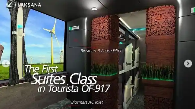 Foto - Bus Konsep Mercedes-Benz OF917 Dari Laksana, Nyaman Buat Jalan Jauh