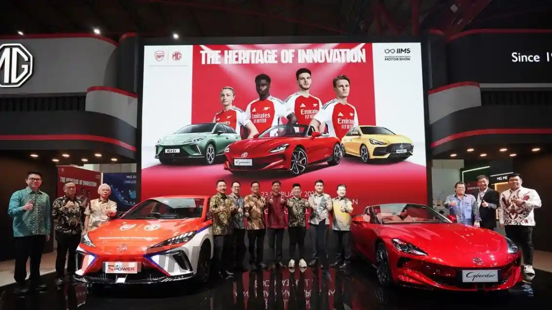 Foto - MG Motors Bawa 10 Display di IIMS 2025 Sekaligus Informasi Kolaborasi Dengan Arsenal