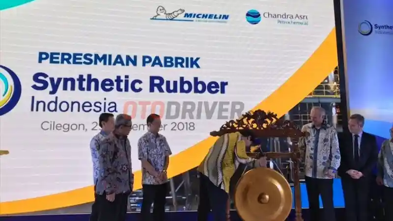 Foto - Pabrik Pengolahan Bahan Baku Ban Michelin Resmi Berdiri di Cilegon