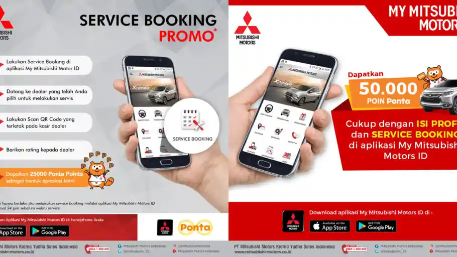 Foto - Mitsubishi Permudah Konsumen yang Hendak Servis, Cukup Pakai Aplikasi Ponsel
