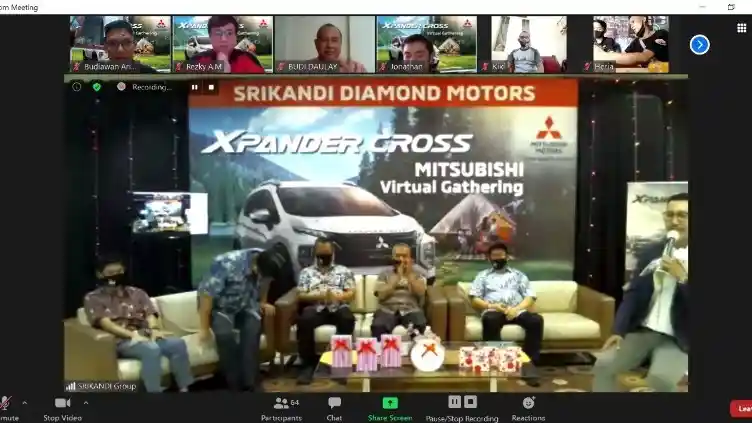 Foto - Jualan Lewat Zoom, Mitsubishi Laku Belasan SPK Dalam Waktu Singkat