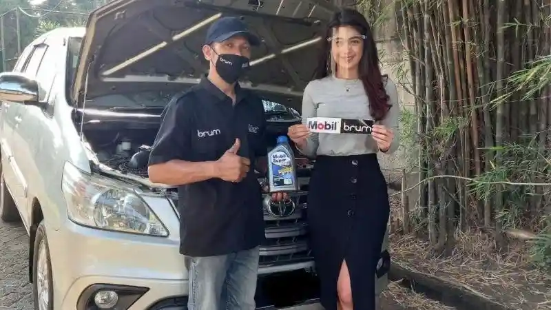 Foto - Mobil™ Lubricants dan Brum Indonesia, Lakukan Layanan Yang Sesuai Dengan Kondisi PSBB. 