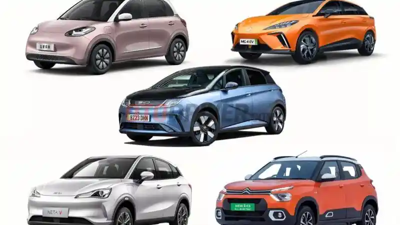 Komparasi - Komparasi Dimensi Dan Spesifikasi Teknis BYD Dolphin vs Wuling BinguoEV vs Citroen e-C3 vs Neta V vs MG4 EV