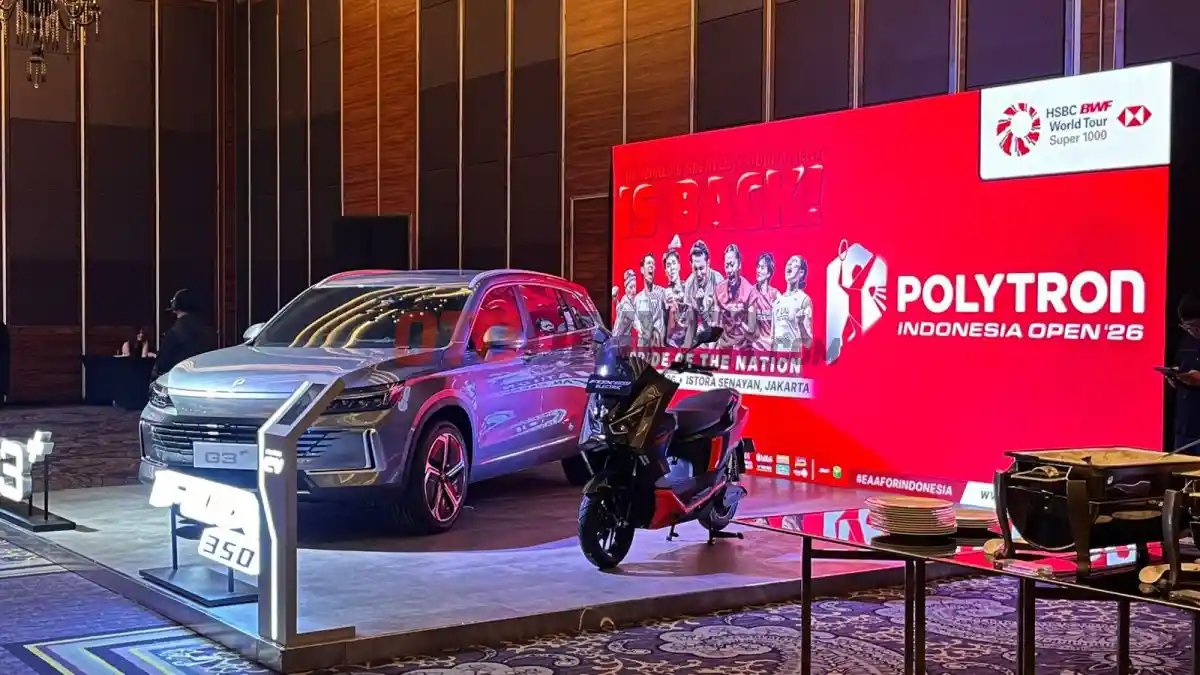 Berita - Polytron Jadi Official Car Partner Indonesia Open 2026, Usung Mobil Listrik G3