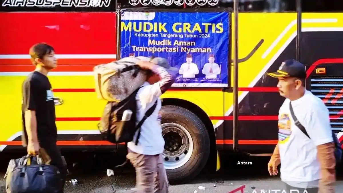Bus - Dishub Kabupaten Tangerang Siapkan 2.500 Kursi Bus Untuk Mudik Gratis