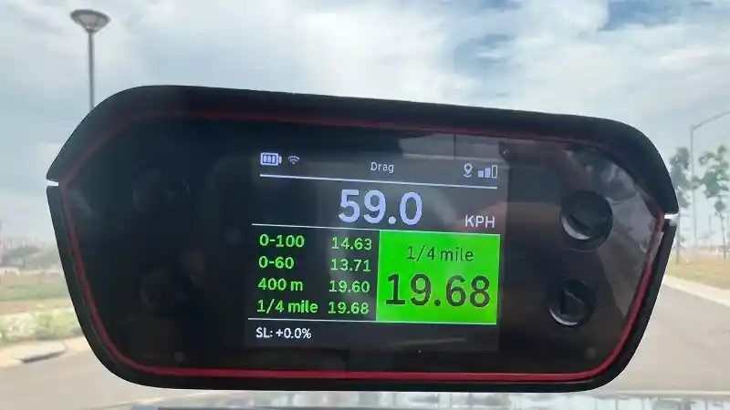 Foto - Segini Hasil Pengetesan Otodriver Soal Akselerasi 0-100 Wuling Alvez