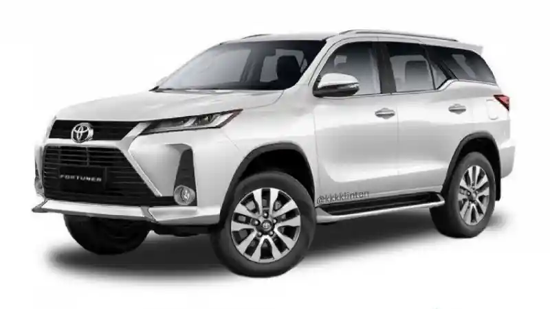 Berita - Terkaan Fortuner Facelift Berwajah Harrier