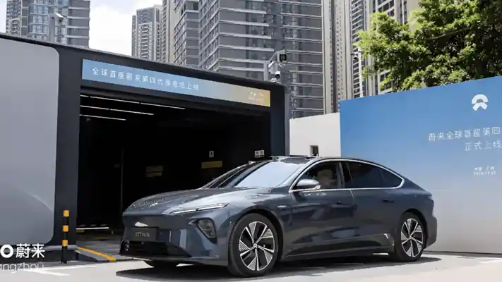 Foto - Nio Luncurkan Swap Battery Station Generasi Ke-4, Ganti Baterai Hanya Dalam 2 Menit 24 Detik