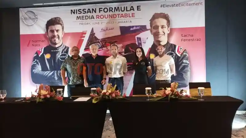 Foto - Cara Tim Nissan Formula E Hadapi Cuaca Panas dan Kelembaban saat Balapan di Jakarta 