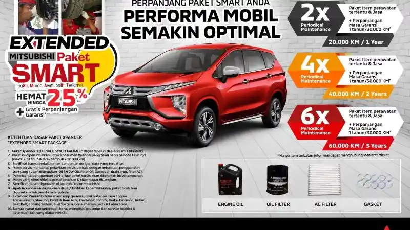 Foto - Pengguna Xpander Bisa Perpanjang Garansi dengan Cara Ini