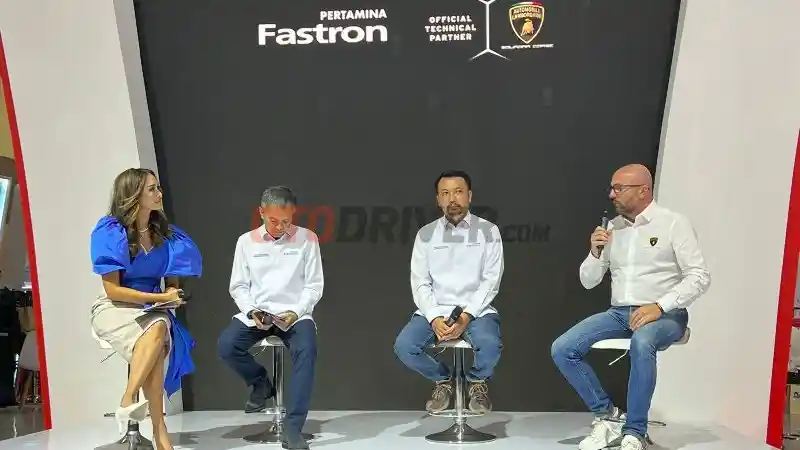 Foto - Hypercar Lamborghini Essenza SCV12 Edisi Terbatas Tampil di Booth Pertamina