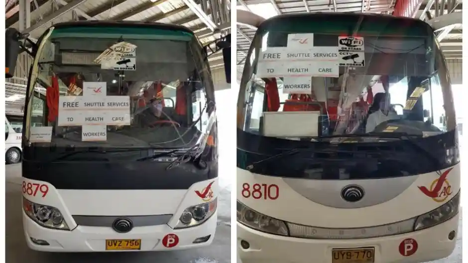 Berita - Cara Lain Perangi COVID-19, Beri Shuttle Bus Gratis Untuk Tenaga Medis