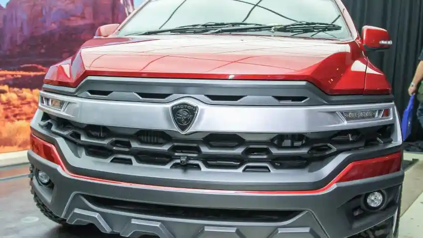 Foto - Keren, Pikap Gagah Ini Berlogo Proton! Basisnya Dari Exora