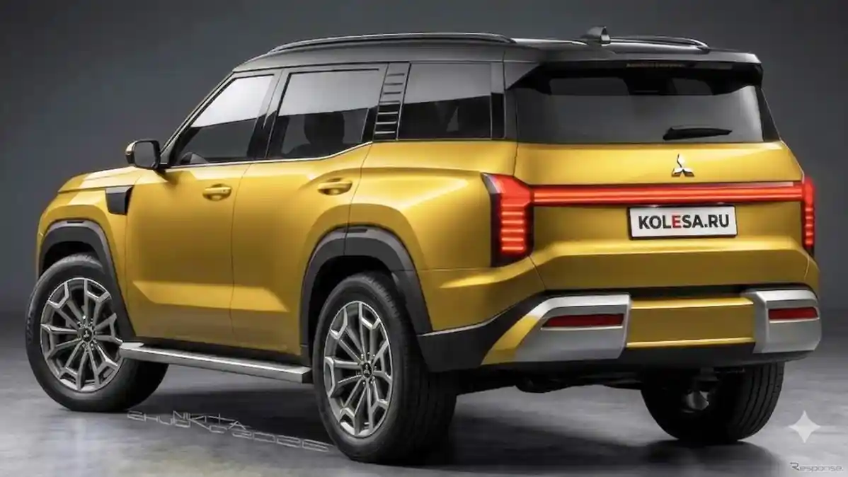 Foto - Wajah Mitsubishi Pajero Terbaru Semakin Terkuak