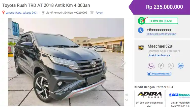 Berita - All New Rush - Terios Versi Bekas Lebih Murah Hingga Rp 26 Juta